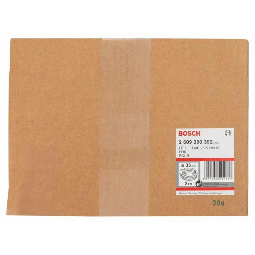 Bosch шланг для пылесосов GAS 25 и 50 с байонетным затвором, 35 мм, 3 м, 2609390392