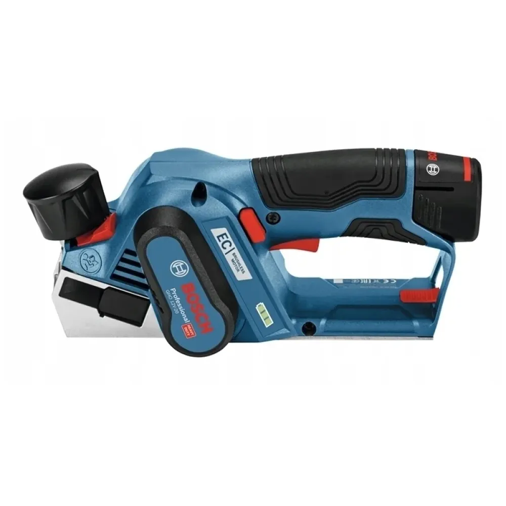 Bosch GHO 12V-20 Professional аккумуляторный рубанок (2 x 3 Ач, ЗУ), 06015A7001
