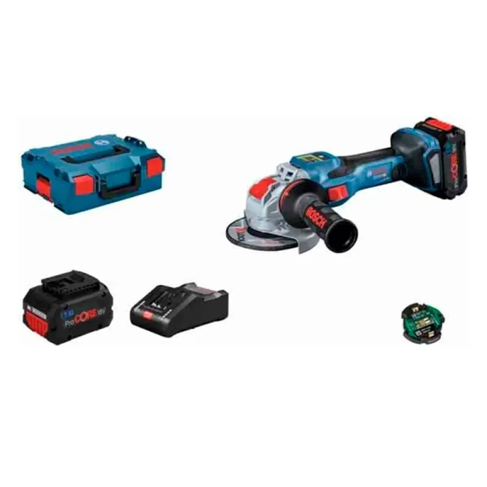 Bosch GWX 18V-15 SC Professional аккумуляторная болгарка (2 x 8 Ач, ЗУ), 06019H6501