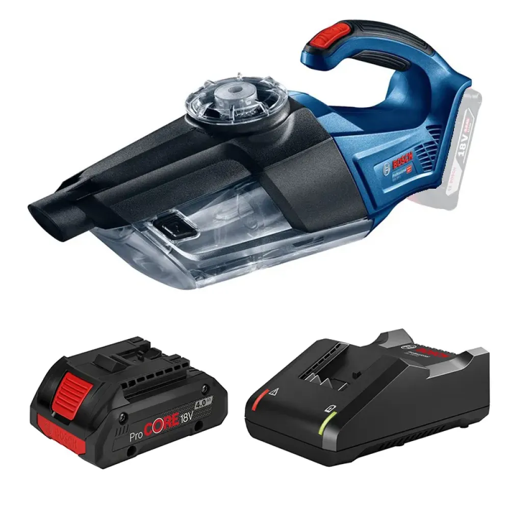 Bosch GAS 18 V-1 Professional аккумуляторный пылесос (1 x 4 Ач, ЗУ), 0615990M3K