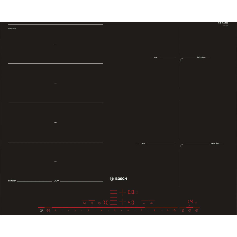 Индукционная варочная панель Bosch PXE601DC1E