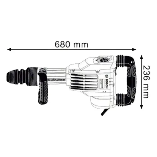 Bosch GSH 11 VC Professional отбойный молоток электрический, 0611336000