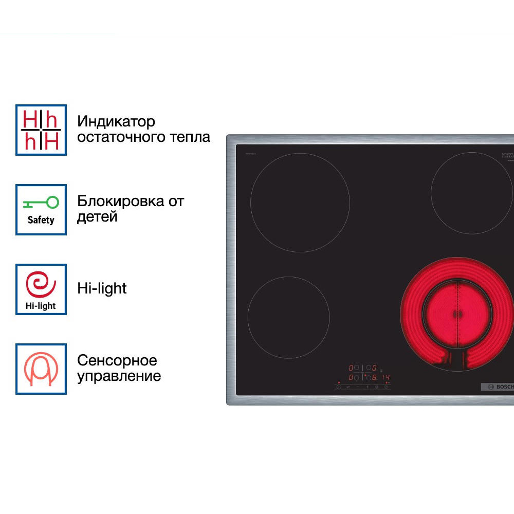 Электрическая варочная панель Bosch PKF645BB2E