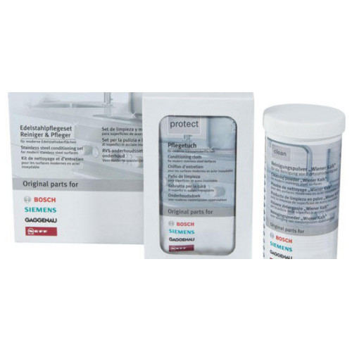 Набор средств для чистки и ухода за нержавеющей сталью Bosch 311140