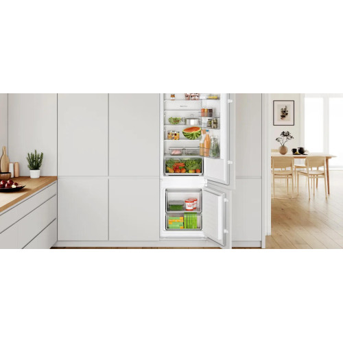 Встраиваемый двухкамерный холодильник Bosch KIV87NSE0