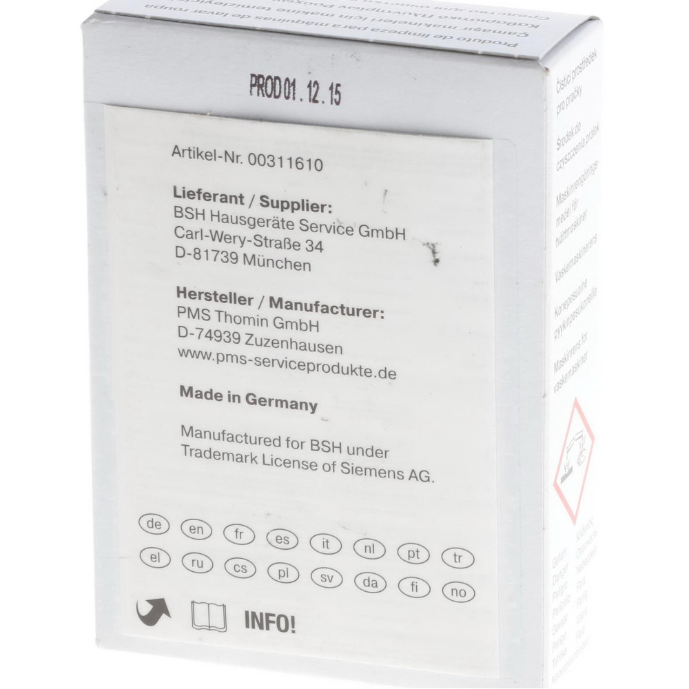 Для достижения оптимального результата очистки рекомендуется использовать средство, запустив программу 90_C или 95_C