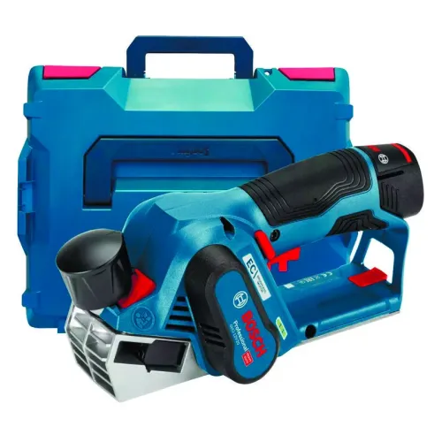 Bosch GHO 12V-20 Professional аккумуляторный рубанок (2 x 3 Ач, ЗУ), 06015A7001