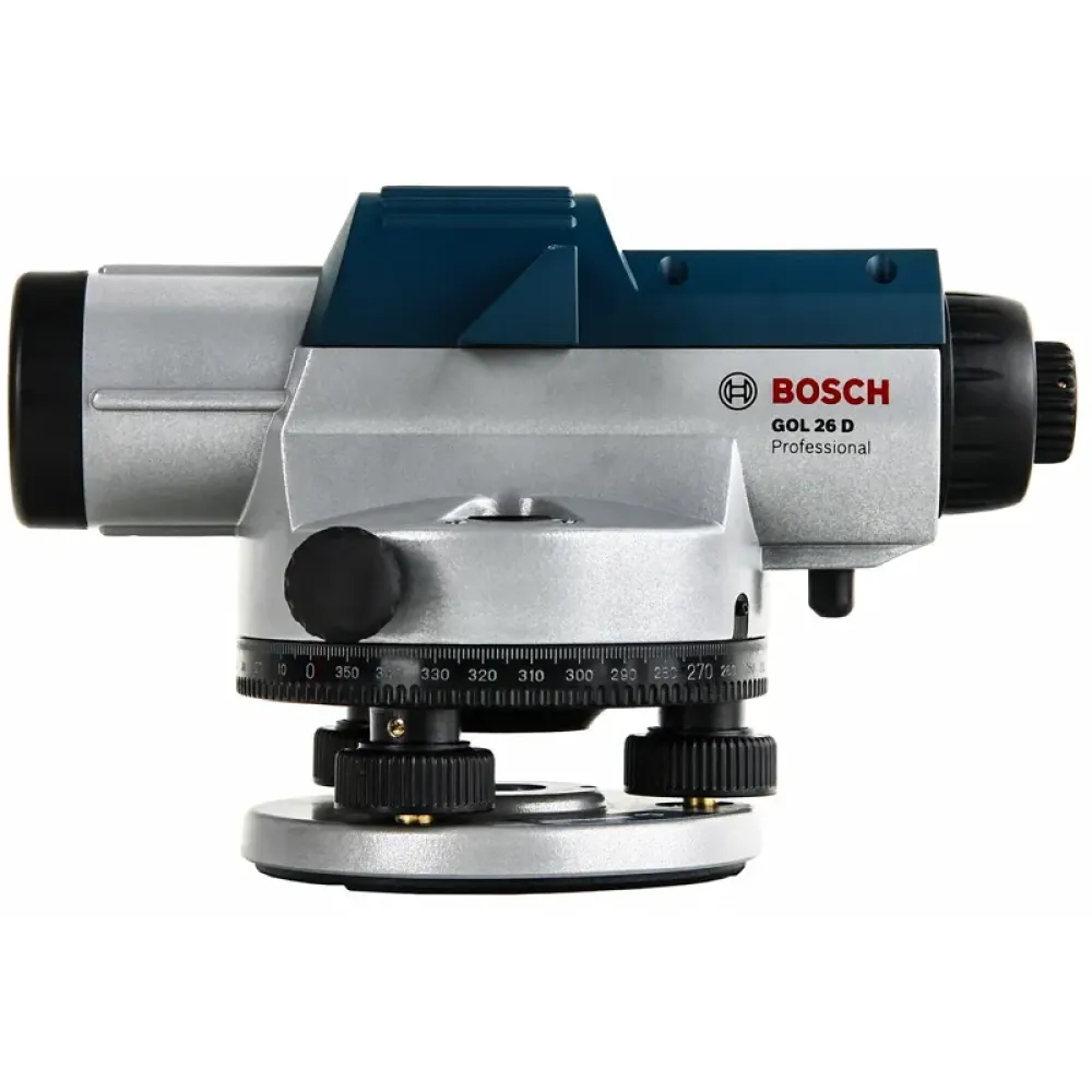 Bosch GOL 26 D Professional нивелир оптический со штативом BT 160 и рейкой GR 500, 0601068002