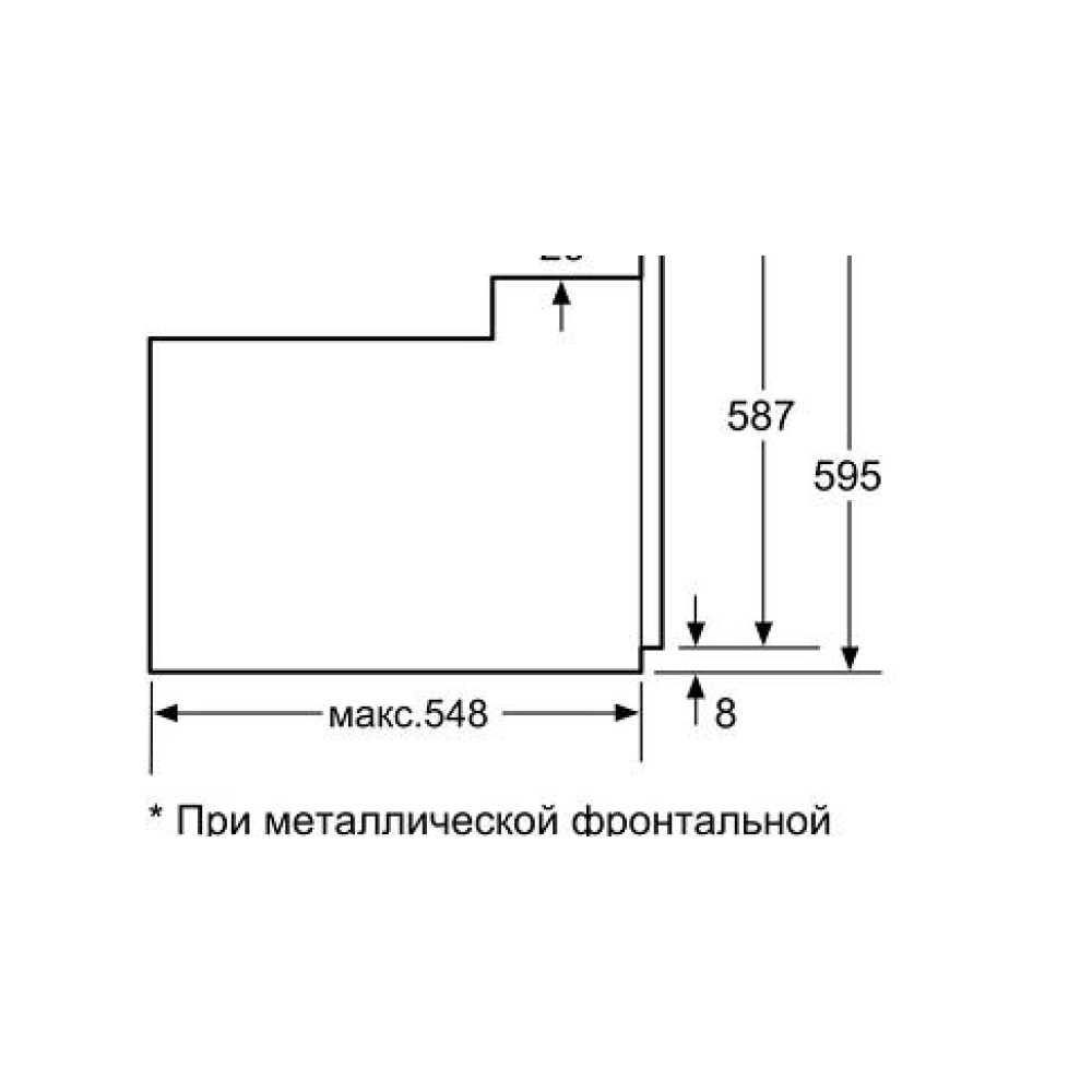 Духовой шкаф Bosch HBF514BM0R