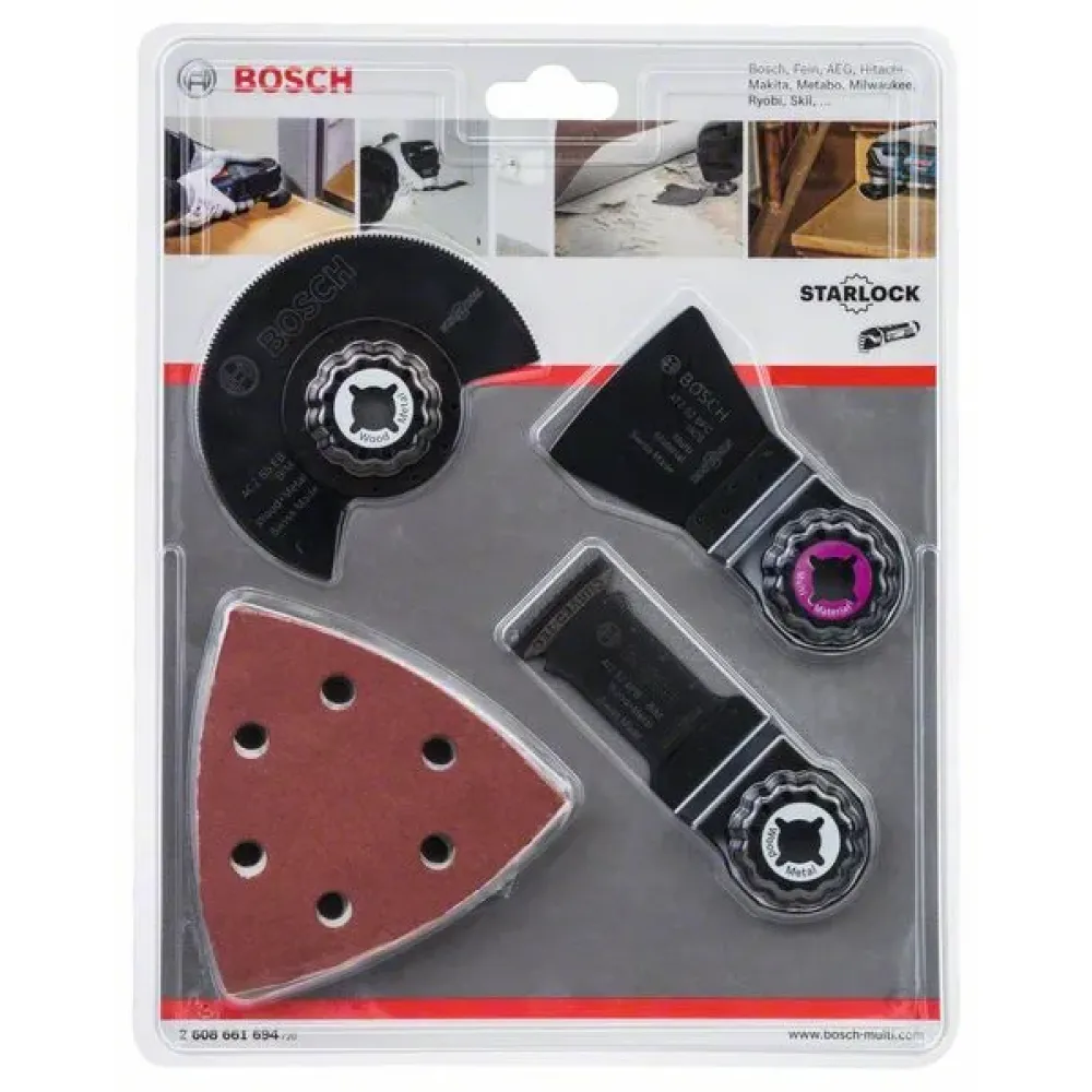 Bosch Starlock универсальный набор насадок (13 предметов), 2608661694