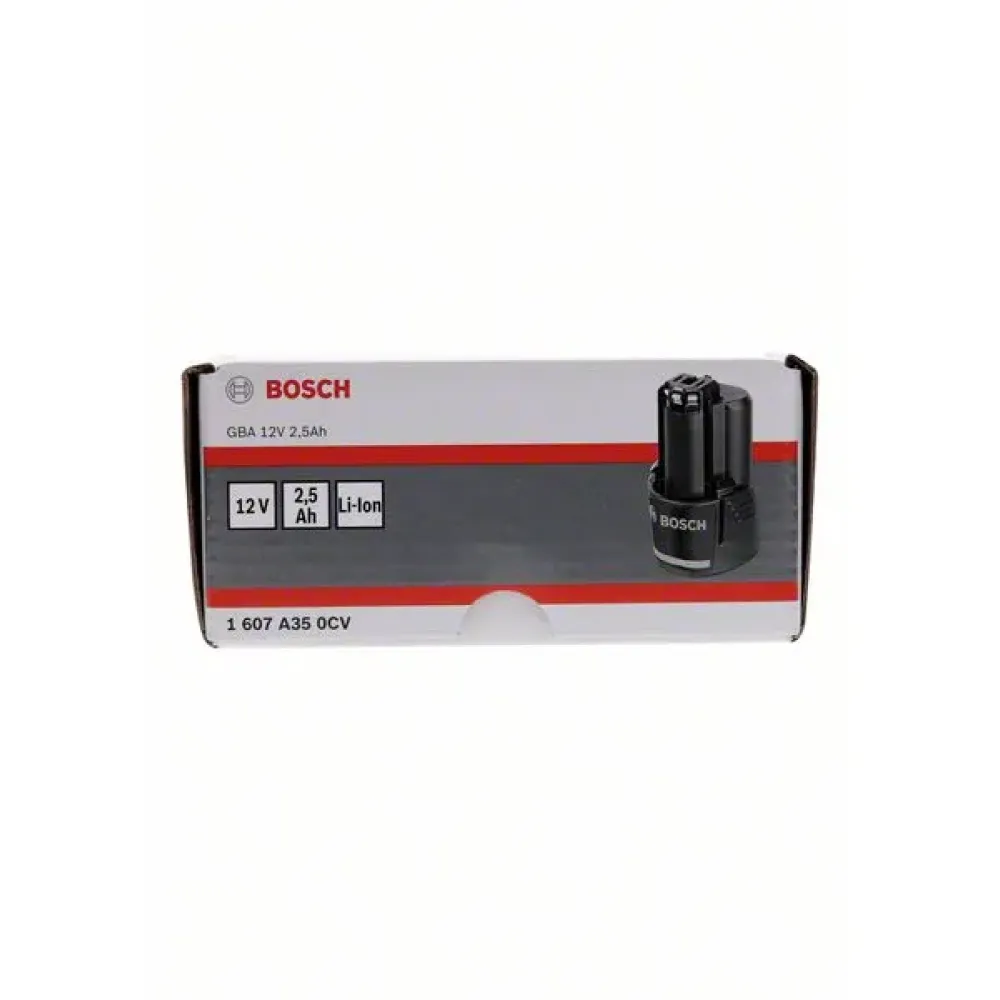 Bosch GBA 12V аккумулятор 2.5 Ач, 1607A350CV