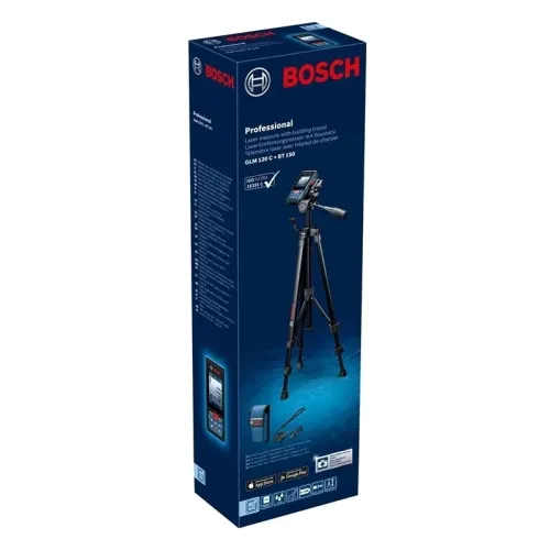 Bosch GLM 120 C Professional лазерный дальномер со штативом BT 150, 0601072F01