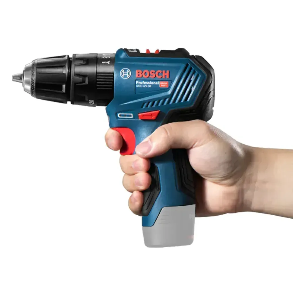Bosch GSB 12V-30 Professional аккумуляторная ударная дрель-шуруповерт (2 x 2 Ач, ЗУ), 06019G9120