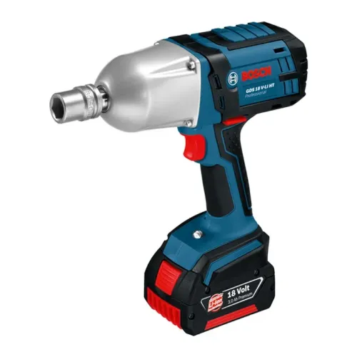 Bosch GDS 18 V-LI HT Professional аккумуляторный гайковёрт (2 x 4 Ач, ЗУ), 06019B130A