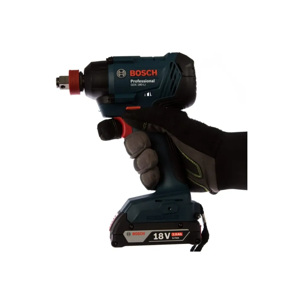 Bosch GDX 180-LI Professional аккумуляторный гайковерт (2 x 2 Ач, ЗУ), 06019G5223