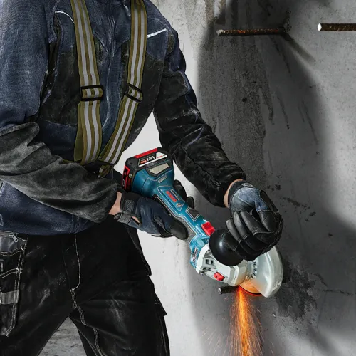 Набор аккумуляторного инструмента Bosch Professional: угловая шлифмашина GWS 180-LI с перфоратором GBH 180-LI (2 х 4 Ач, ЗУ), 0615990N05