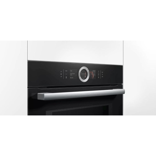 Духовой шкаф с микроволнами и паром Bosch HNG6764B6