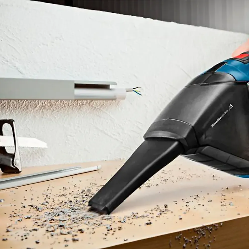 Аккумуляторный набор Bosch Professional: шуруповерт GSB 120-LI с пылесосом GAS 12V (2 x 2 Ач, ЗУ), 0615990M45