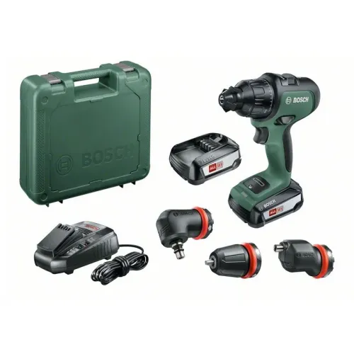 Bosch AdvancedImpact 18 Set аккумуляторная ударная дрель-шуруповерт (2 x 2.5 Ач, ЗУ) с набором насадок, 06039B5103