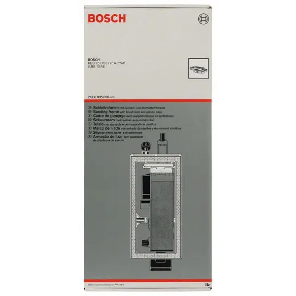 Bosch шлифовальная рама для GBS 75 A/AE и PBS 75 A/AE, 2608005026