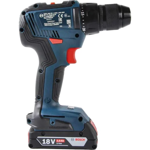Bosch GSR 18V-50 Professional аккумуляторная дрель-шуруповерт (2 x 2 Ач, ЗУ), 06019H5000