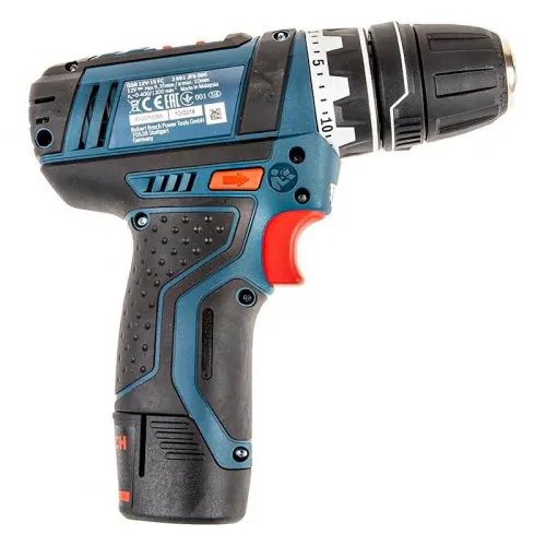 Bosch GSR 12V-15 FC Professional аккумуляторный шуруповерт (2 x 2 Ач, ЗУ), 06019F6001