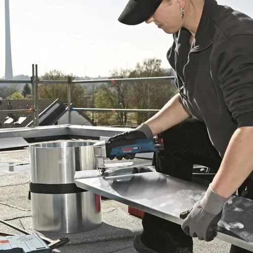 Bosch GSC 12V-13 Professional Solo аккумуляторные ножницы по металлу (без АКБ и ЗУ), 0601926105