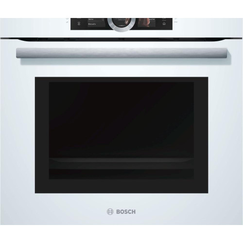 Духовой шкаф с микроволнами и паром Bosch HNG6764W6
