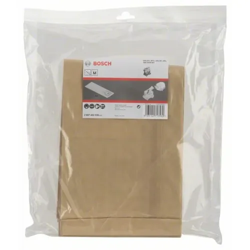 Bosch бумажный пылесборный мешок для GAS 35, 5 шт., 2607432035