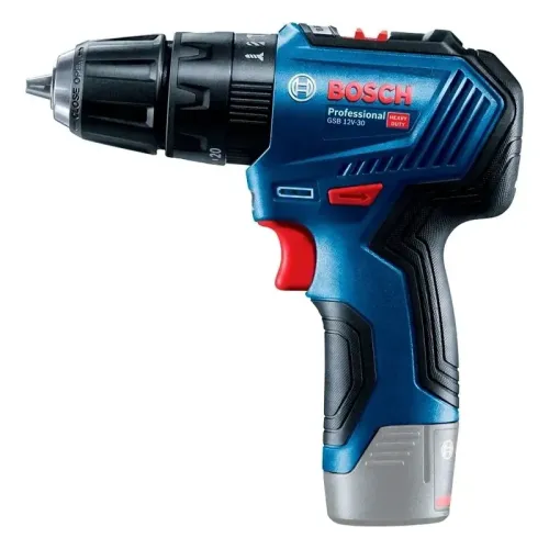 Bosch GSB 12V-30 Professional Solo аккумуляторная ударная дрель-шуруповерт (без АКБ и ЗУ), 06019G9102