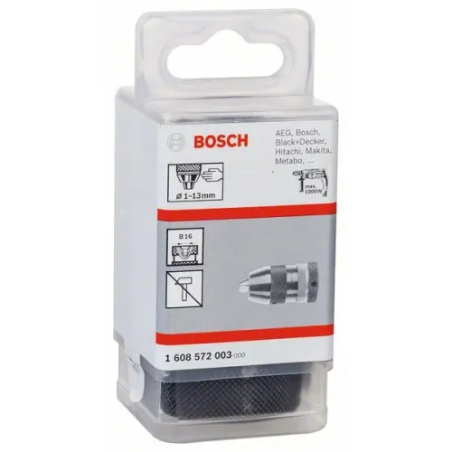 Bosch Keyless Chuck быстрозажимной сверлильный патрон 1.0-13 мм, B-16 с П/Л вращением, 1608572003