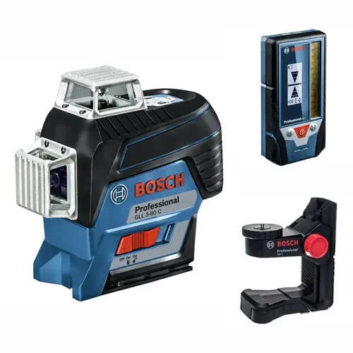 Bosch GLL 3-80 C Professional лазерный нивелир с BM1 и LR7 в L-Boxx 0601063R05